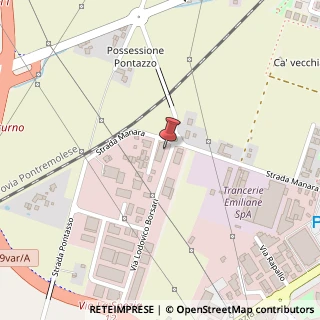 Mappa Via Lodovico Borsari, 3/A, 43126 Colorno, Parma (Emilia Romagna)