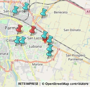 Mappa Via Giovenale, 43123 Parma PR, Italia (1.87)