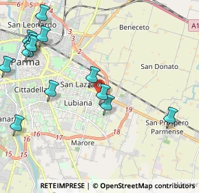 Mappa Via Giovenale, 43123 Parma PR, Italia (2.65929)