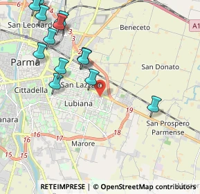 Mappa Via Giovenale, 43123 Parma PR, Italia (2.49154)