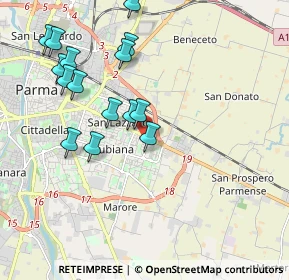Mappa Via Giovenale, 43123 Parma PR, Italia (2.05867)
