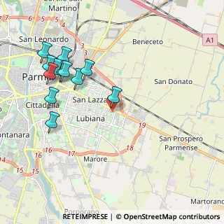 Mappa Via Giovenale, 43123 Parma PR, Italia (2.2575)