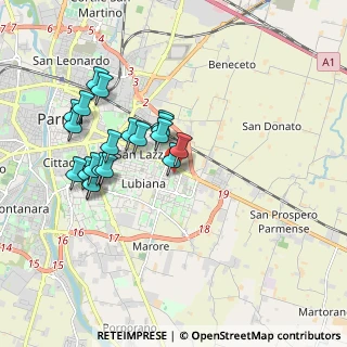 Mappa Piazzale Sallustio Gaio Crispo, 43123 Parma PR, Italia (1.777)
