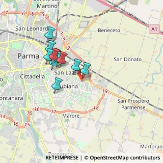 Mappa Piazzale Sallustio Gaio Crispo, 43123 Parma PR, Italia (1.61333)