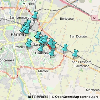 Mappa Piazzale Sallustio Gaio Crispo, 43123 Parma PR, Italia (1.6935)