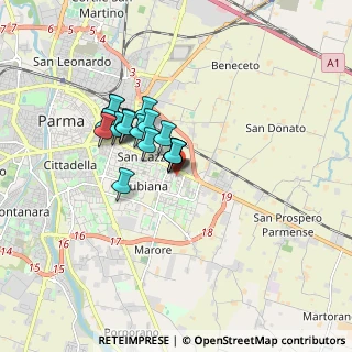 Mappa Piazzale Sallustio Gaio Crispo, 43123 Parma PR, Italia (1.23722)