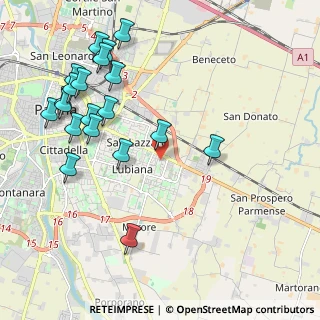 Mappa Piazzale Sallustio Gaio Crispo, 43123 Parma PR, Italia (2.4435)