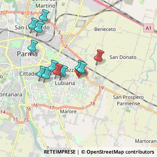 Mappa Piazzale Sallustio Gaio Crispo, 43123 Parma PR, Italia (1.905)