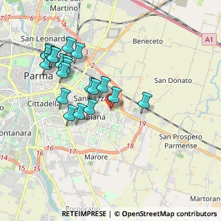 Mappa Piazzale Sallustio Gaio Crispo, 43123 Parma PR, Italia (1.9695)