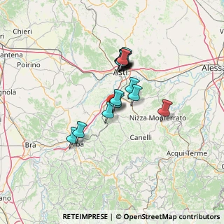 Mappa 14055 Costigliole d'Asti AT, Italia (10.455)