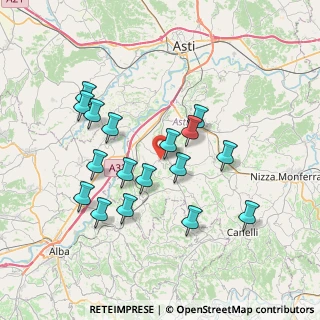 Mappa 14055 Costigliole d'Asti AT, Italia (7.01824)