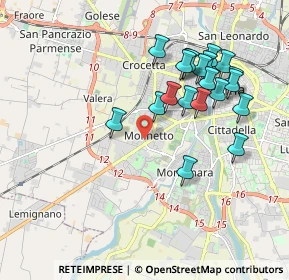 Mappa Via Lerici, 43126 Parma PR, Italia (1.8785)