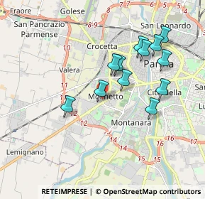 Mappa Via Lerici, 43126 Parma PR, Italia (1.71583)