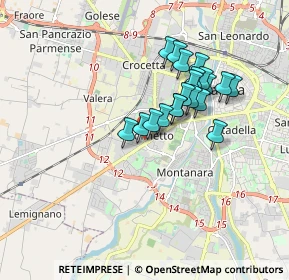 Mappa Via Lerici, 43126 Parma PR, Italia (1.4045)