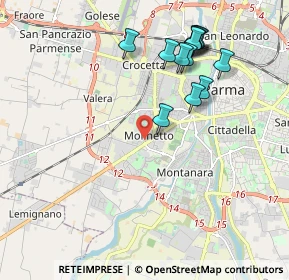 Mappa Via Lerici, 43126 Parma PR, Italia (2.07923)