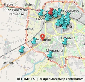 Mappa Via Lerici, 43126 Parma PR, Italia (2.1135)