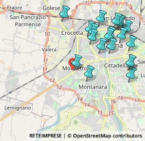 Mappa Via Lerici, 43126 Parma PR, Italia (2.4455)