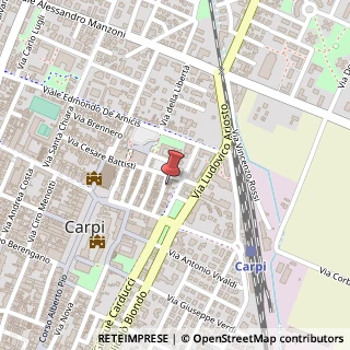 Mappa Via Giordano Bruno, 31, 41012 Carpi, Modena (Emilia Romagna)