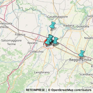 Mappa Via Pompeo Sacco, 43125 Parma PR, Italia (23.5125)