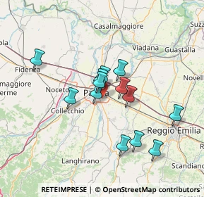 Mappa Via Tito Josip Broz, 43123 Parma PR, Italia (11.65692)