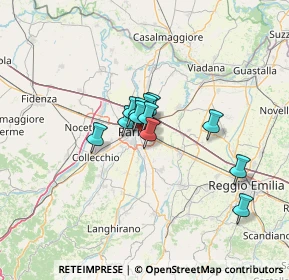 Mappa Via Tito Josip Broz, 43123 Parma PR, Italia (8.3775)