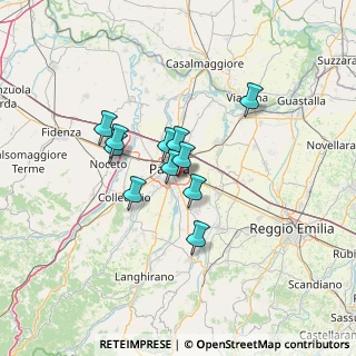 Mappa Via Tito Josip Broz, 43123 Parma PR, Italia (9.55182)