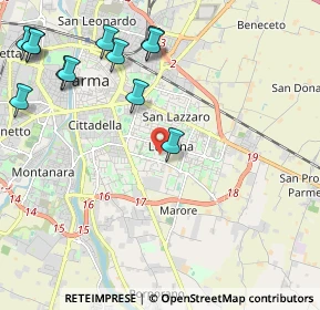Mappa Via Tito Josip Broz, 43123 Parma PR, Italia (2.81)