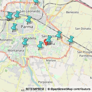 Mappa Via Tito Josip Broz, 43123 Parma PR, Italia (2.62818)