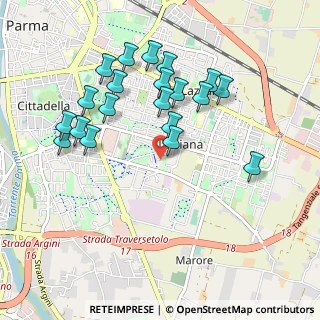 Mappa Via Tito Josip Broz, 43123 Parma PR, Italia (0.9715)