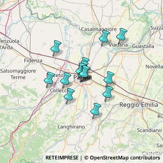 Mappa Via Inigo Campioni, 43125 Parma PR, Italia (9.332)