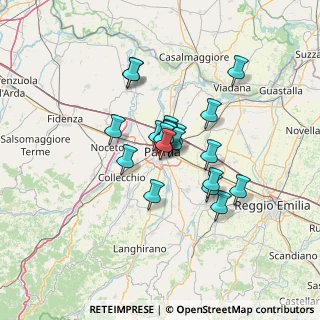 Mappa Via Inigo Campioni, 43125 Parma PR, Italia (9.415)