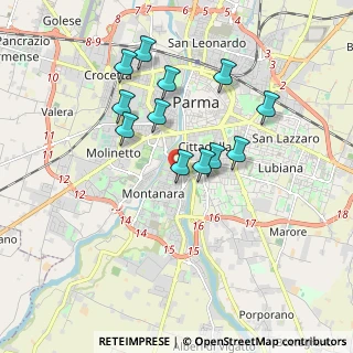 Mappa Via Inigo Campioni, 43125 Parma PR, Italia (1.63167)