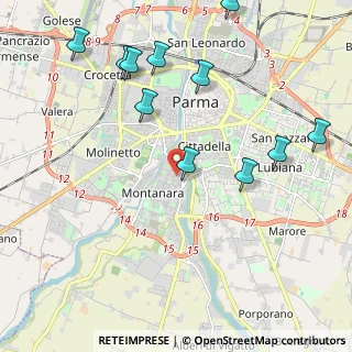 Mappa Via Inigo Campioni, 43125 Parma PR, Italia (2.45091)