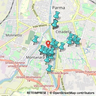 Mappa Via Inigo Campioni, 43125 Parma PR, Italia (0.7325)
