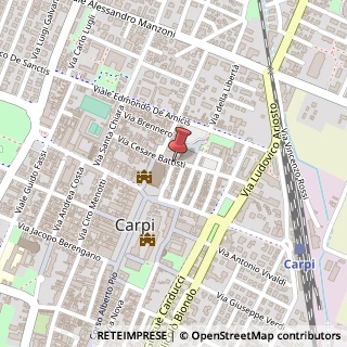 Mappa Via Cesare Battisti, 5, 41012 Carpi, Modena (Emilia Romagna)