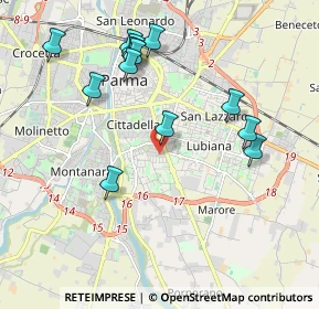 Mappa Piazzale Athos Maestri, 43123 Parma PR, Italia (2.07)