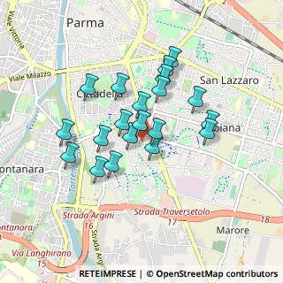 Mappa Piazzale Athos Maestri, 43123 Parma PR, Italia (0.727)