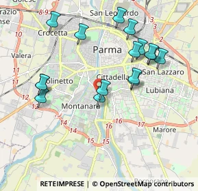 Mappa Via Enza, 43125 Parma PR, Italia (1.99813)