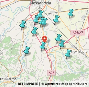 Mappa Strada Comunale detta Emilia, 15077 Predosa AL, Italia (7.06154)