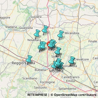 Mappa Via Rudolf Diesel, 41012 Carpi MO, Italia (11.1985)