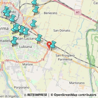 Mappa Strada Statale 9 Via Emilia, 43123 Parma PR, Italia (3.05267)
