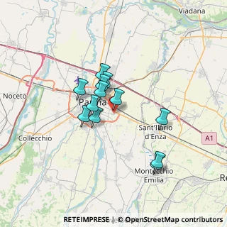 Mappa Via B. Zoni, 43123 Parma PR, Italia (5.3125)