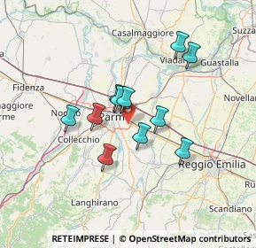 Mappa Via B. Zoni, 43123 Parma PR, Italia (10.75455)