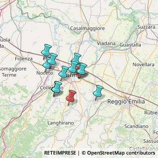 Mappa Via B. Zoni, 43123 Parma PR, Italia (9.63)