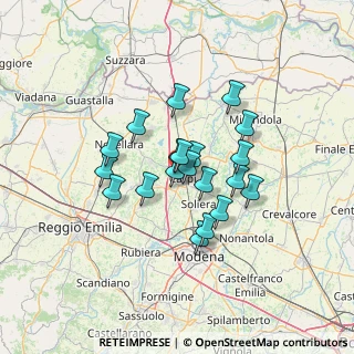 Mappa Via Vincenzo Foppa, 41012 Carpi MO, Italia (10.087)