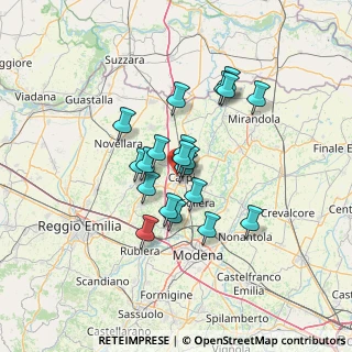 Mappa Via Vincenzo Foppa, 41012 Carpi MO, Italia (10.3045)