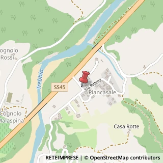 Mappa Via G. Ridella, 14, 29022 Piancasale PC, Italia, 29022 Bobbio, Piacenza (Emilia Romagna)