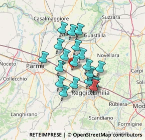 Mappa Via Giacomo Matteotti, 42040 Campegine RE, Italia (9.914)
