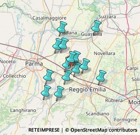 Mappa Via Giacomo Matteotti, 42040 Campegine RE, Italia (9.835)