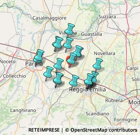 Mappa Via Giacomo Matteotti, 42040 Campegine RE, Italia (10.2555)
